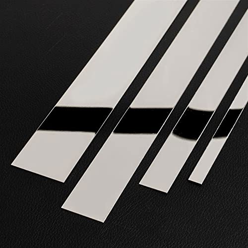 Moldura de acero inoxidable autoadhesiva plateada de 29cm para esquinas 2