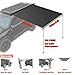 Vehicle Awning Overland Camping, Roof Rack Pull-Out Sun Shade, UV50+ Car Side Awning, PU5000mm, Height Adjustable, Weatherproof Tent for SUV/Truck/Van(Black,200x200cm/6.6x6.6ft)