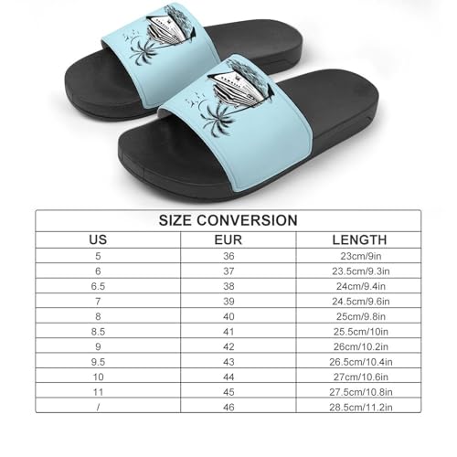 Ship Cruise Unisex Shower Shoes House Slippers Non-Slip Indoor Bathroom Shoes for Pool Beach 41 (255mm)2