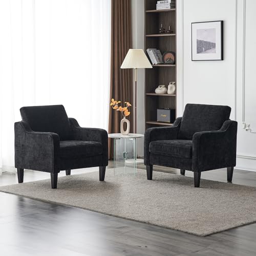 Image of VINGLI Accent Chairs Set of 2, Modern Traditional Armchair for Living Room
