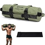Yes4All Sandbags for Working Out, Unfilled Adjustable Sand Bags for Weight Training with Handles, Multiple Colors & Sizes 5-200lbs