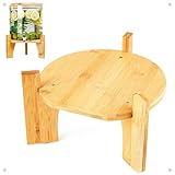 Zenstorage Drink Dispenser Stand Bamboo, Water Dispenser Stand Fit Max 6.5 Inch Diameter, Beverage Dispenser Stand Only For Countertop Kithchen Party