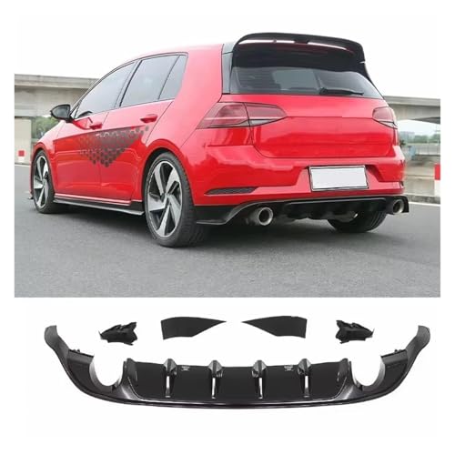 Diffuseur arrière Golf MK7.5 GTI lèvre arrière look rassemblement auto