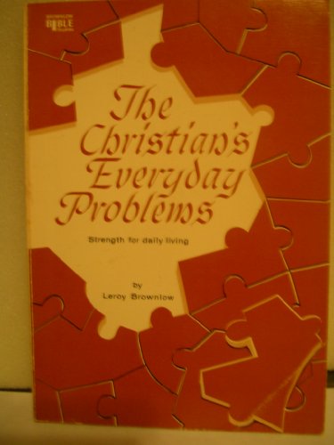 The Christian's everyday problems B0007FAG8E Book Cover