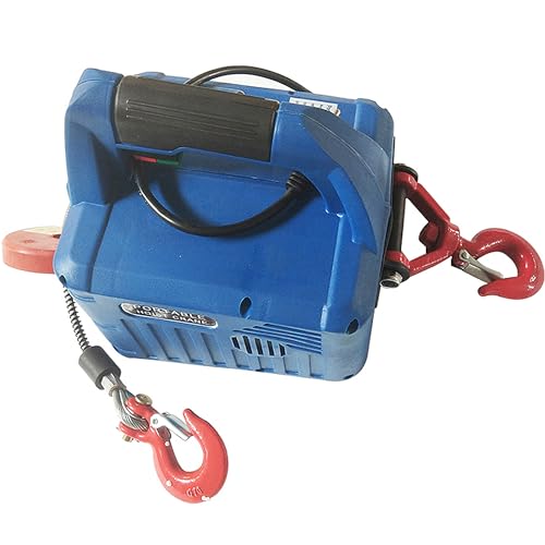 Cabrestante eléctrico portátil 450kg 7.4m 110V miniatura 1