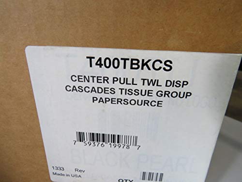 Cascades T400TBKCS Center Pull Towel Dispenser