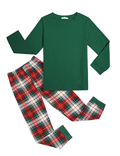 Ekouaer Jungen Schlafanzug Baumwolle Lang Zweiteilig Pyjama Kinder...