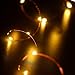 MythGeek 33ft 10-Meter 100leds Copper Wire LED Starry Novelty String Lights , AA Battery Powered LED Decor Rope Flexible lights for Seasonal Decorative Christmas Holiday Wedding Home Party (Warm White)