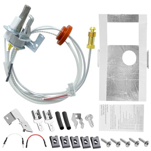 SP21058 Pilot Assembly Replacement Kit for Rheem Water Heater Parts Compatible with Select Rheem & Ruud Gas Water Heaters Complete Water Heater Pilot Burner Assembly Thermopile Thermocouple etc.