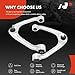 A-Premium 2 x Front Upper Control Arm, with Ball Joint & Bushing, Compatible with Infiniti G25 2011-2012, G35 2007-2008, G37 2009-2013, Q40 2015