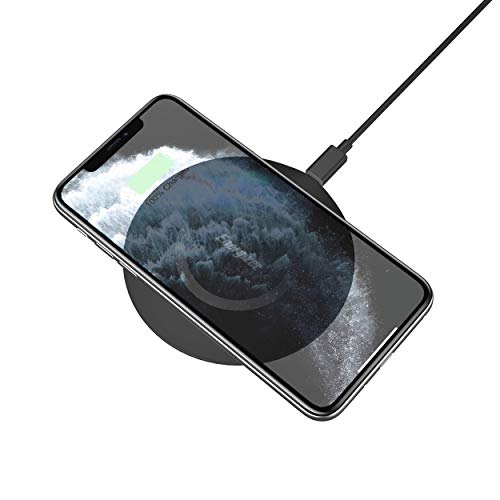 Image of Energizer WCP-105 15W Wireless Charging Pad with Non-Slip Design, Fast Charge for Qi-Compatible Devices, 7.5W for iPhone, 10W for Android, 15W for Huawei, Samsung, LG & More