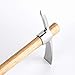 Garden Pick Axe Weeding Mattock Hoe Tool, Stainless Steel Hoe with Hardwood Handle,Great for Loosening Soil, Landscaping and Outdoor Mountaineering and Outing Tool.