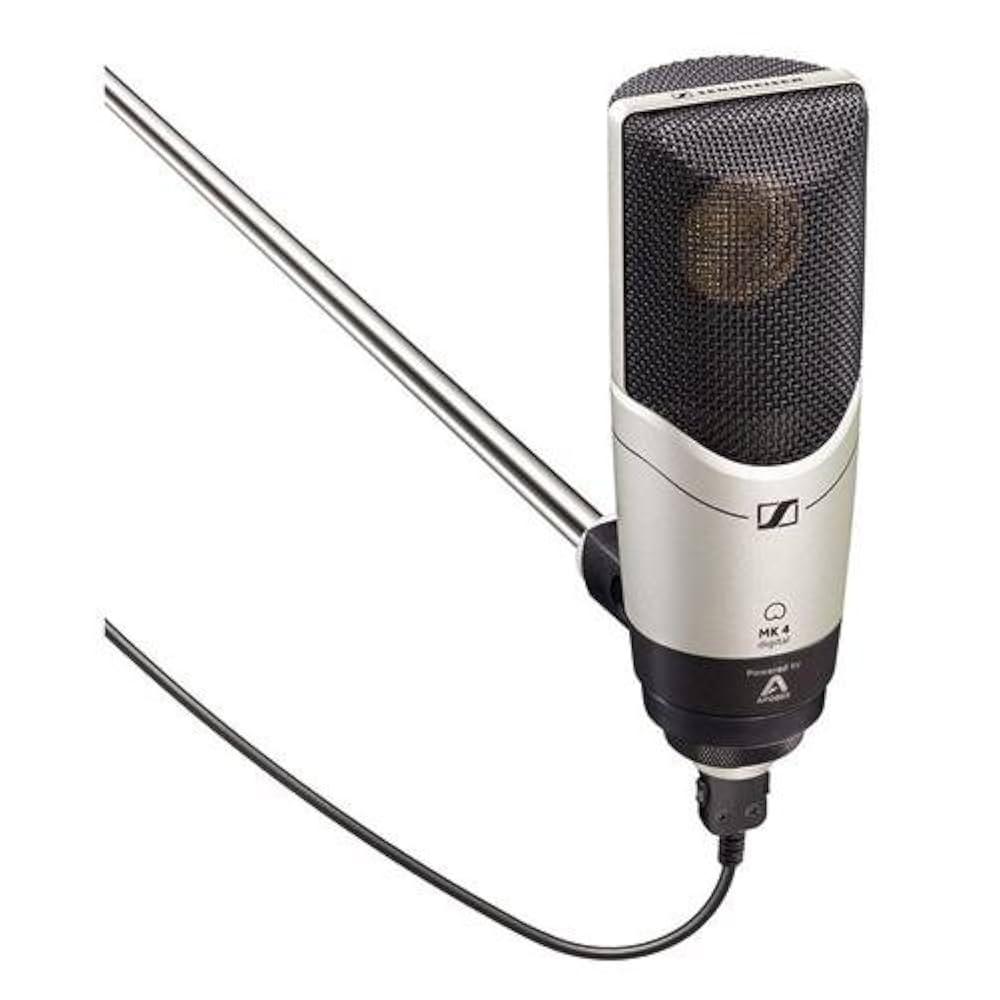 Sennheiser MK4 Studio Microphone with Gold-Plated Diaphragm