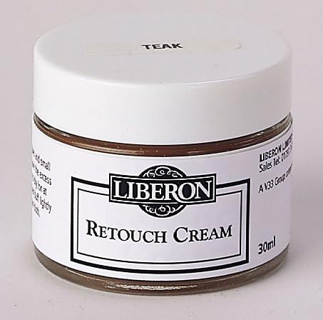 Liberon Retouch Cream - 30ml -White Soft Wax for Restoring Cracks and dents