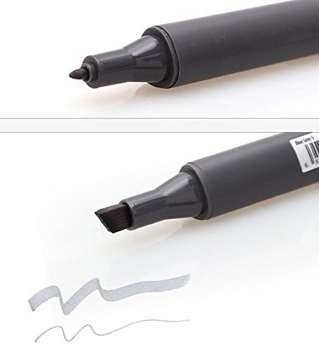 BEMLP 12 Cool Grey Colors Art Markers Grayscale Artist Dual Head Markers Set for Brush Pen Painting Marker School Student Supplies