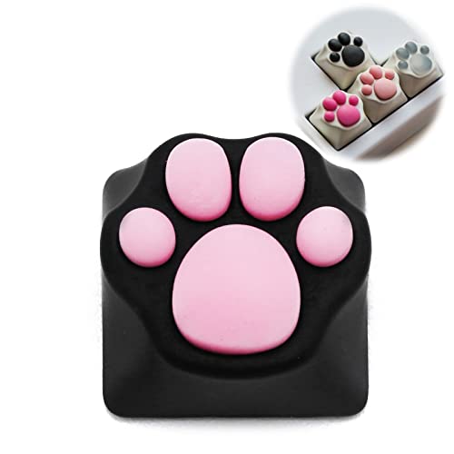 Esc Touche De Clavier Mecanique Katzen Pfote Keycap Custom Artisan Personnalisées Cherry MX Switch Mignon DIY Cadeau pour Les Amateurs de Jeux Vidéo Garçon Black