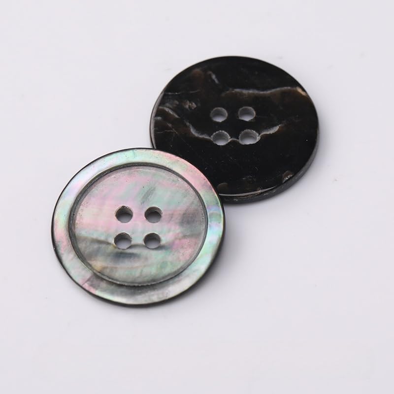 50 szt. 10-25 mm naturalne guziki z masy perłowej guziki muszla guziki szycie 2/4 otwory guziki do garniturów z tkaniny