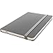 JAM PAPER Back to School Assortments - Gray - Heavy Duty Folders (4), 1 inch Binders (2) & a Gray Journal (1) - 7 Items Total/Set