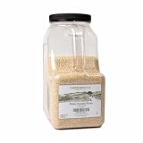 Farmersville Spice Co. White Sesame Seeds, 5 lb Handle Jug, Kosher Seeds for Restaurants & Foodservice