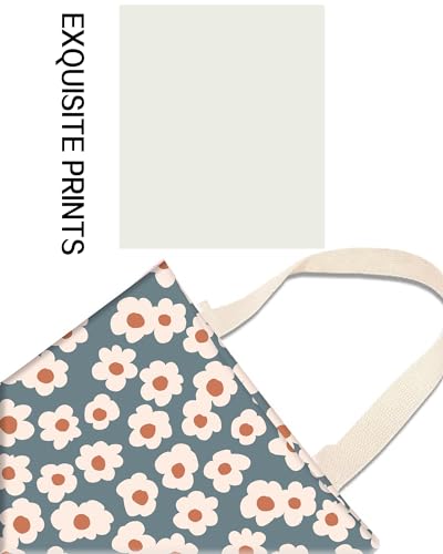 Image of Car Garbage Can, Car Trash Bag, Car Garbage Bag, Hanging Car Trash Can for Car Accessories, Vehicle, Travelling, Camping, Cute Car Back Seat Organizer, Cute Grey Flowers