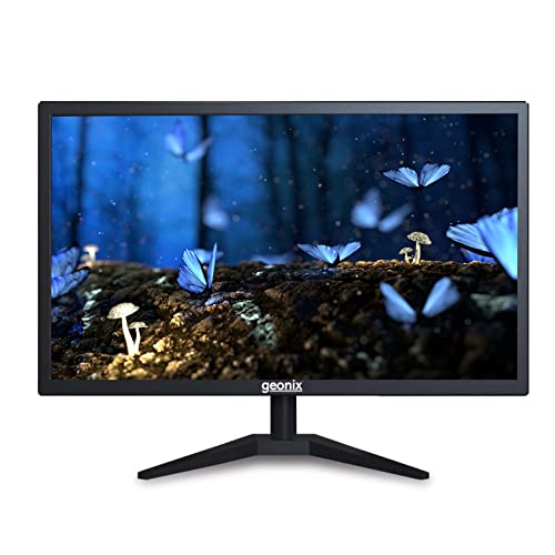 GEONIX 22 Inch PC Monitor | Full HD 1680 x 1050 Pixels | Display Output VGA & HDMI | with LED Back Light Technology |3 Years Warranty