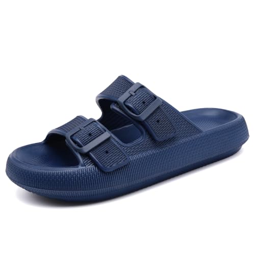 Waysoland Cozyslides Original Damen Herren,Wolkenschuhe Damen Sandalen Wolken mit Verstellbaren Schnallen Rutschfest Schnell Trocknend… – Ansicht 2