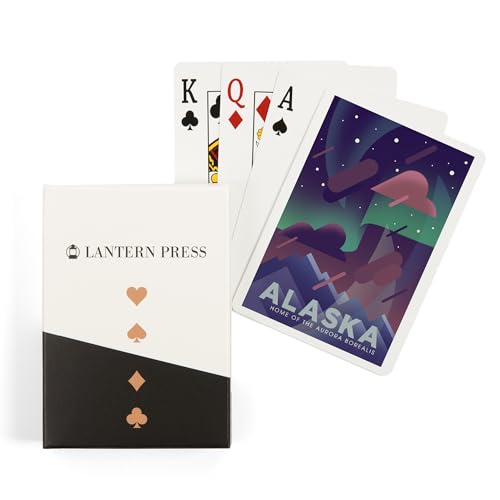 Lantern Press Alaska Naipes Póker 52 Cartas Adultos