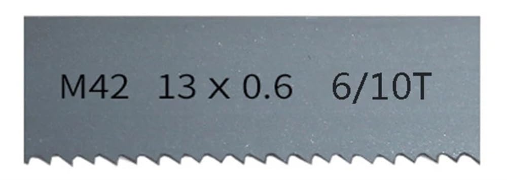 13mm brzeszczoty do pił taśmowych do cięcia metalu, 6-10TPI brzeszczot do pił taśmowych do cięcia twardego drewna, brzeszczot bimetaliczny do narzędzi do obróbki drewna 1 szt.(1830mm)