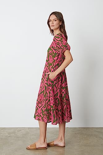 Velvet by Graham & Spencer Women's Madilyn Henna Cotton Gauze Dress3