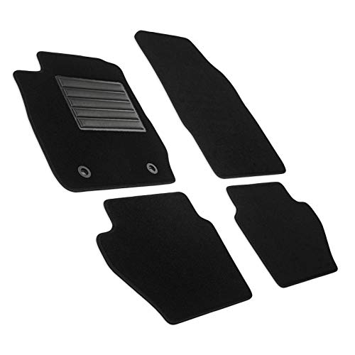 MDM SP-1034 Fußmatten Velours Autoteppich passend für Ford Fiesta VI 10.20082011