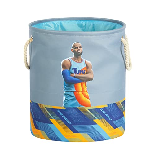 Image of Space Jam: A New Legacy 3 Piece Multi Size Fabric Nestable Toy Storage Basket Set, with Rope Carry Handles