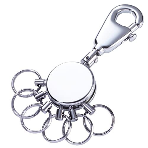 TROIKA (トロイカ) 6連リングは取り外し可能マルチキーキーホルダー パテント シャイニー KYR60/CH