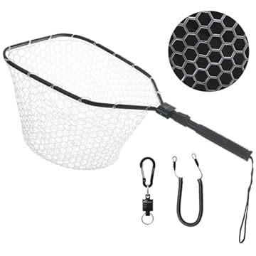 rubber mesh fishing net