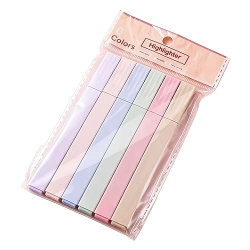 Highlighters Assorted Colors, Chisel Tip Highlighter Marker Set, Quick Dry
