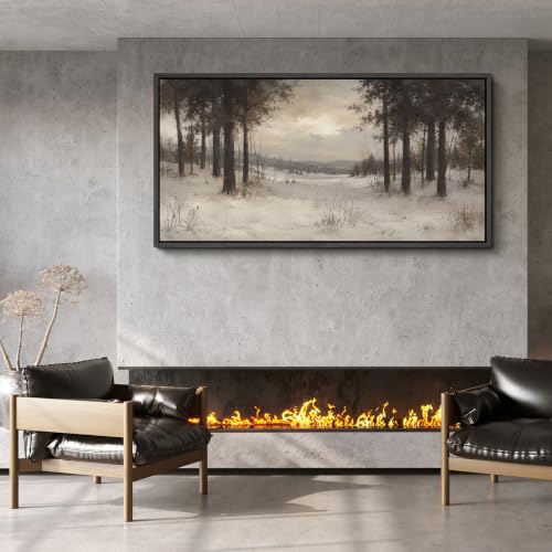 Image of MUDECOR Extra Large Framed Canvas Print Wall Art Pine Art for Living Room