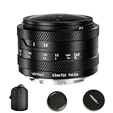 AstrHori 6.5mm F2.0 APS-C Camera Lens 192°Ultra Wide Angle Circular Fisheye Lens 20cm Close-up Distance Manual Focus Lens (for Nikon Z Mount)
