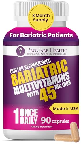 ProCare Health Bariatric Multivitamin 45mg Iron – Once Daily Capsule