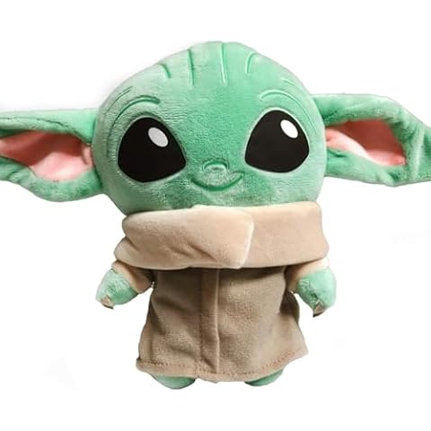 RONIAVL The Child Yoda Plush Toys Little Baby Yoda with Scarf Cotton Soft Onesie Stuffed Doll Toys Gift for Kids Children Birthday Movie Fan Collectionist 3 and Older (Scarf) Cover