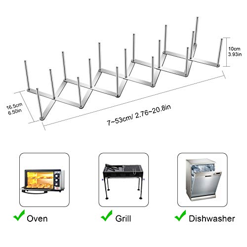 Yangbaga Porta costine, porta coperchi in acciaio