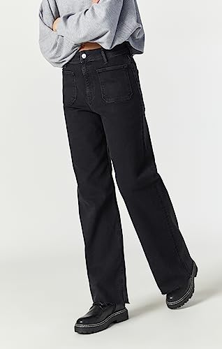 Mavi Women's Paloma Marine High Rise Wide Leg Jeans3