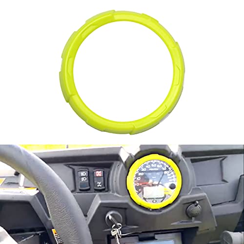 Speedometer Bezel Compatible with RZR,CPOWACE Green Speedometer Bezel Cover Compatible with Polaris RZR 1000 900 Accessories(1PC)