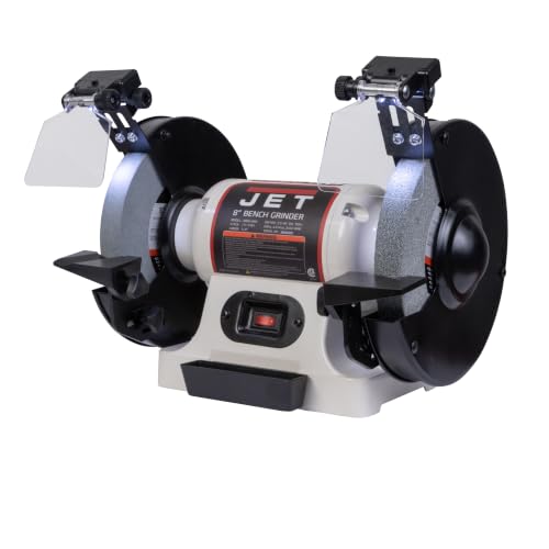 JET 8-Inch Bench Grinder with LED Lights