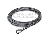 ATV UTV Replacement Steel Winch Cable (3/16" x 45') Superwinch Warn KFI Badland