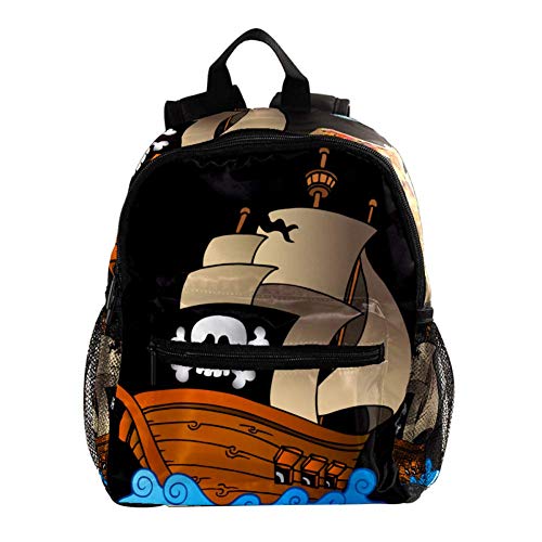 Barco Pirata Mochila Escolar de Estudiante Ligero para niños Mochilas de Lindos Bolsas