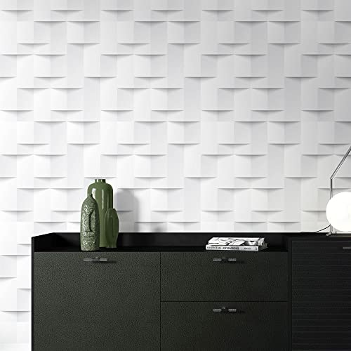 Papel de Parede Abstrato geométrico 3D Para Quartos e Sala