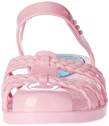 Sandália Disney Princesas Fun Glasses, Grendene Kids, Meninas, Rosa/Azul, 34