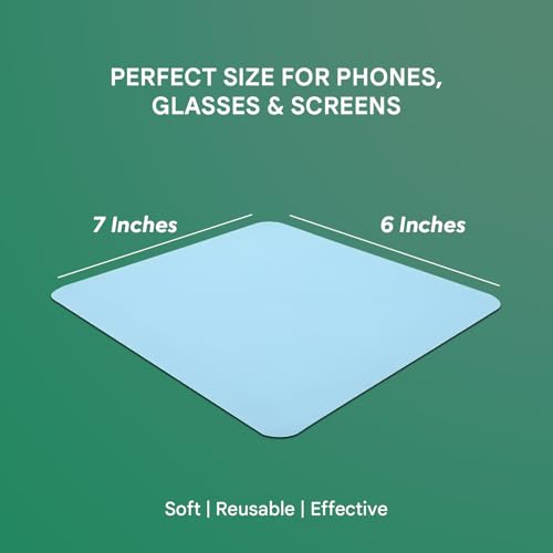 Image of HUMBLE Ultra Soft Microfiber Cleaning Cloth for Laptop Screen Phone Camera Lens Tablet Monitor Sunglasses Soft Lint Free Reusable Wipes for Electronics Optical Glass Non Abrasive Microfiber Pack of 20