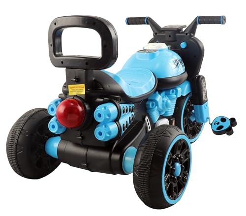 Image of Joyride Storm 250 Bike Pedal Tricycles for Kids 1 to 4 Years| Kids Cycle with Musical Horn, LED Lights,Durbale EVA Wheels | Fun Outdoor Cycle for Kids for 2 Years | 4 Colors (Blue)