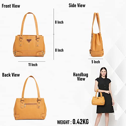 Image of Fostelo Women's Nightingale Satchel Tote Handbag for Women | Ladies Purse | Stylish Shoulder Bag | Gift For Women