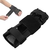 equlup Handgelenksklammer, einstellbare Handgelenkstütze Karpaltunnel einstellbare Handgelenkstütze Kompression Arthritis Handschuhe mit Stahlplattenschienenstabilisator für Hände
